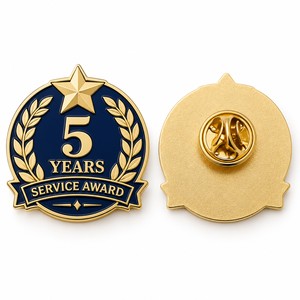 Pins Conmemorativos Personalizados con Fecha de Fundación de la Empresa, Insignias Metálicas para Ceremonias Corporativas, Fábrica OEM - Product Image 2