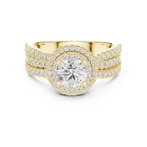 Bague de fiançailles en or blanc avec moissanite ovale, sertie de griffes, alliance pour femme - Product Image 4