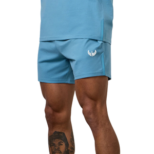 Pantalones Cortos Deportivos para Hombre, Color Azul Cielo, Casuales, Ligeros, para Gimnasio, Correr, Entrenamiento, Verano - Product Image 5
