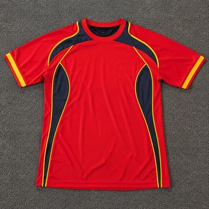 Camisetas de Fútbol de Manga Corta Unisex de Malla Transpirable de Alta Calidad, Logotipo Personalizado, Conjunto de Uniforme Completo, Fabricante de Ropa Deportiva Personalizada - Product Image 3