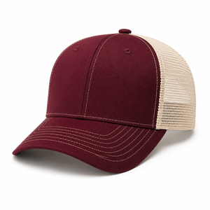 Casquette de camionneur premium à visière incurvée, casquette en maille décontractée unisexe, quatre saisons, prix de gros, pas cher - Product Image 4