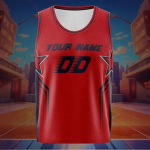 Camiseta de Baloncesto Personalizada con Nombre y Número - Poliéster Transpirable Perfecta para Deportes y Uso Casual Ideal para Actividades al Aire Libre - Product Image 3