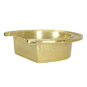Cendrier en forme de fer à cheval doré, articles cadeaux écologiques, cendriers pour cigarettes, décoration de table, articles pour la maison et le bureau. - Product Image 4