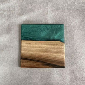 Luxury Resin <b>Square</b> Drink Mat-Eco-Friendly & Lightweight - Product Image 1