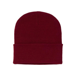 Gorros de lana unisex con logotipo personalizado de moda, gorros de invierno para exteriores con bordado a mano de piedras preciosas de 5 mm, todos los colores, Fortleo - Product Image 1