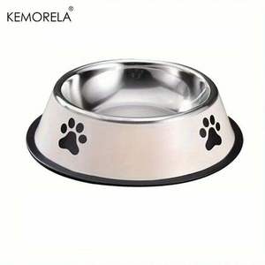 Premium Elevated Pet <b>Bowl</b> <b>Set</b> with Dual Stainless Steel <b>Bowls</b> and Decorative Iron Stand for Home and Pet Shops - Product Image 4