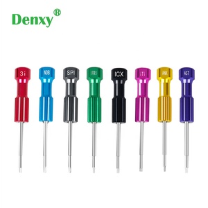 Outil de système de tournevis d'implant de matériaux dentaires Denxy, tournevis d'implant de 8 pièces/boîte pour technicien de laboratoire dentaire - Product Image 5