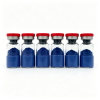 WV GHK-Cu Tripeptide-1 de Cuivre Haute Pureté (99%-99,9%) Poudre Matière Première Cosmétique CAS 89030955 Formule Moléculaire C14H21CuN6O6