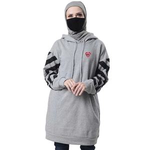 Pullover Islamic Modest Terry <b>Women's</b> Autumn Winter Custom Heavy Weight Oversized Hoodie Blank Design Customizable Options - Product Image 2