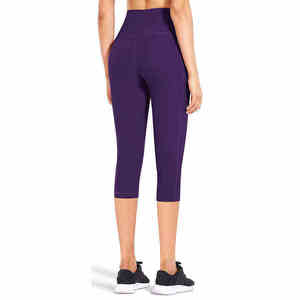 Good Quality Active Custom Sports Fitness Leggings High Waist Soft Compression Quick Dry Yoga <b>Women</b> Leggings Latest Trending - Product Image 2