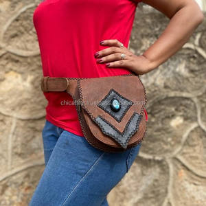 Venta caliente Estilo Vintage Cuero Elegante Multi Usos Cinturones de bolsillo de cadera Unisex Multi Usos Cinturones Riñonera Cintura Cinturones de bolsillo - Product Image 5