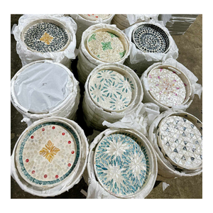 99 <b>GOLD</b> DATA Modern Floral Pattern <b>Serving</b> <b>Tray</b> with Brushed Finish Dishwasher Safe Handles for Residential & Restaurant Use - Product Image 5