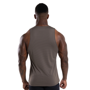 Mens Polyester Knitted Gym Tank Top Sleeveless Workout <b>Stringer</b> <b>Vest</b> Custom Logo Fitness Training Athletic Muscle Shirt Quick - Product Image 2