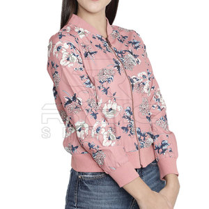 Casual Women Printing Varsity <b>Jackets</b> Breathable Fabric Top For Everyday Dressing And Urban Trends For Sale - Product Image 2