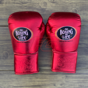 นวมชกมวย NBNL สีแดง สำหรับฝึกซ้อมและต่อยมวย |   หนังแท้ |   ถุงมือต่อสู้สำหรับมืออาชีพ |   โลโก้แบบกำหนดเองของ OEM - Product Image 5