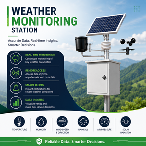 Estación Meteorológica Profesional |   Sistema Meteorológico Solar 4G |   OEM Disponible - Product Image 1