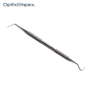 Raspador Dental Manual Profesional y Curetas de Acero Inoxidable, Instrumentos con Agarre Ergonómico para Limpieza Dental, Uso en Clínicas Dentales - Product Image 6