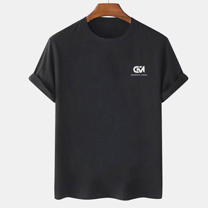 เสื้อยืดผู้ชายน้ำหนักเบา ดีไซน์เรียบง่าย ทรงหลวม ใส่สบาย เนื้อผ้านุ่ม เหมาะสำหรับใส่ในชีวิตประจำวันทุกฤดูกาล - Product Image 1