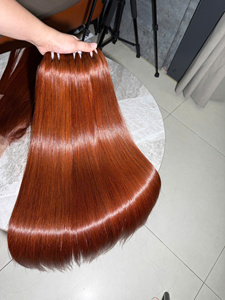 ผมตรงแบบมัดรวม 22 นิ้ว สีน้ำตาลอ่อน ผมแท้เวียดนาม 100% - Product Image 1
