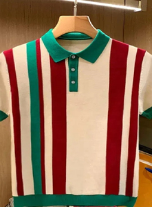 เสื้อยืดโปโลชายเสื้อโปโลปักลายเสื้อยืดเปล่าระบายอากาศแขนสั้นระบายอากาศได้ดีสไตล์ใหม่ที่กำลังมาแรง - Product Image 5