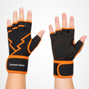 High Quality Neoprene Fingerless Anti-Slip for Closure Unisex Gloves for Crossfit Gym Workout Bodybuilding Fitness Training - Product Image 4
