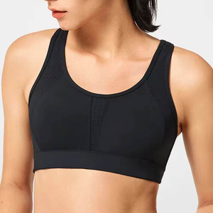 Sujetador Deportivo para Mujer, Top de Yoga sin Costuras, Tejido Ligero y Cómodo, Material de Secado Rápido para Hacer Ejercicio - Product Image 1