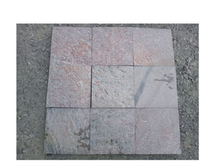 Baldosas de Pizarra Dorada Natural de Shimla, Piedra Duradera con Bordes Cortados a Máquina para Patio, Jardín, Caminos y Paisajismo - Product Image 1