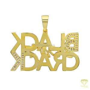 Collar con Colgante Personalizado 'Black Dont Crack', Cadena Hip Hop con Diamantes Moissanite, Joyería Brillante, Regalo - Product Image 4