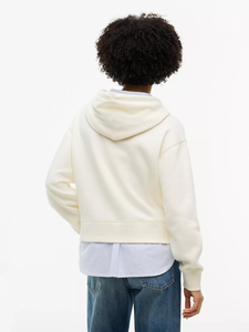 Sudadera con capucha de forro polar personalizada con cremallera para hombre, estilo holgado, color liso, con bolsillo frontal, productos al por mayor - Product Image 4