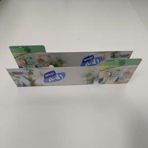 ป้ายโฆษณา PVC สำหรับวางบนชั้นวางสินค้า พิมพ์ลายตามสั่ง ป้าย POP สำหรับร้านค้าปลีก ซูเปอร์มาร์เก็ต - Product Image 2