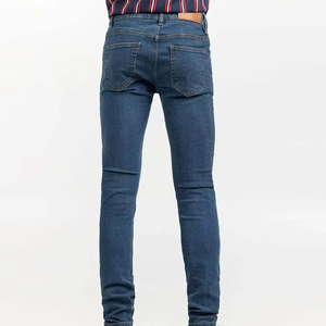 Nuevos Pantalones de Mezclilla Azules para Hombre, Estilo Casual, Corte Recto, Cintura Alta Elástica, Jeans de Mezclilla - Product Image 2