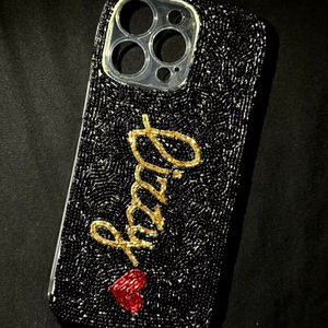 Llavero con Bordado de Flores y Cuentas: Colgante de Hibisco Hecho a Mano para Bolsos, Se Acepta Diseño Personalizado - Product Image 1