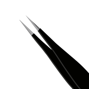 Pince à épiler en gros de qualité usine - Pince à épiler noire populaire pour sourcils, pince à épiler à pointe fine avec logo personnalisé, style moderne et durable - Product Image 3