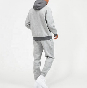 Ensemble de survêtement décontracté en polaire léger pour l'hiver, personnalisable à faible MOQ, unisexe, tendance, écologique, en coton 100% uni, avec sweats à capuche 2026 - Product Image 4