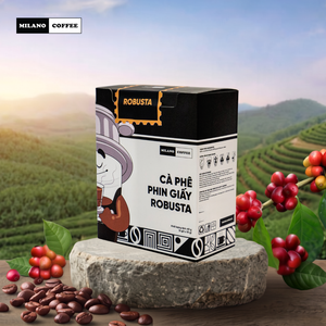 กาแฟโรบัสต้าสำเร็จรูปแบบดริป เวียดนาม แพ็คพกพา ขายส่ง รับผลิตแบบ OEM ODM กาแฟมิลาโน - Product Image 1