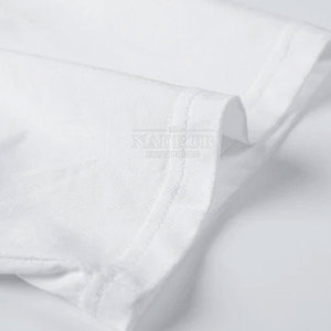 Camiseta de Manga Corta para Hombre, 100% Algodón, Cuello Redondo, Corte Regular, Color Blanco Sólido, Diseño Casual - Product Image 1