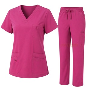 Tenues d'infirmière en gros : Blouse et pantalon personnalisés en polycoton, vêtements de travail pour le personnel médical, fournisseur en gros, vêtements sous marque privée - Product Image 6