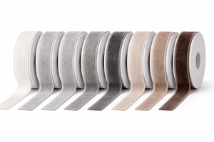 Cinta de Terciopelo Tejida de Doble Cara de 8 mm de Neelkamal Industries - 100% Poliéster, Resistente al Encogimiento, Suave, de Lujo, Color Sólido, Decorativa - Product Image 6