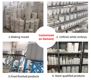 50ml 99 alumine corindon creuset résistant aux produits chimiques haute température laboratoire enseignement industriel céramique fusion conteneur - Product Image 3