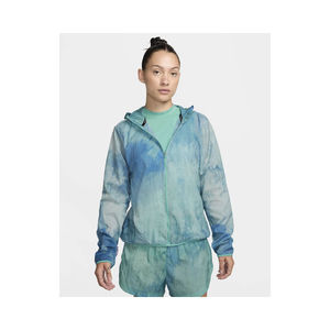 Lightweight Tie Dye Running Jacket Women Hooded Windbreaker Breathable Sun Protection Outdoor Sports Activewear Gym Fitness <b>Coat</b> - Product Image 1