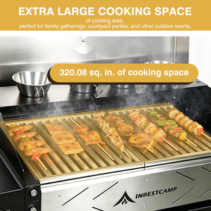 Ensemble complet d'accessoires pour <span class=keywords><strong>barbecue</strong></span>, outils de <span class=keywords><strong>barbecue</strong></span> en gros, personnalisés pour la cuisine en plein air - Product Image 2