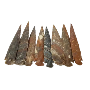 Punta de Flecha de Ágata Única y Elegante, Hecha a Mano con Piedra Natural, Herramienta Espiritual, Regalo - Product Image 1
