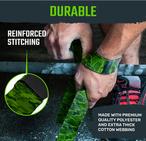 Correas de Levantamiento de Pesas para Gimnasio, para Hombre y Mujer, de Algodón Suave, para Entrenamiento de Fuerza, Protección de Muñecas y Palmas - Product Image 2