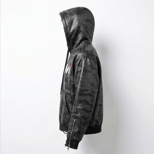 Sweat-shirt à capuche personnalisé en coton 100% pour homme, imprimé intégral, style streetwear, coupe classique, en molleton, avec graphisme 3D - Product Image 5