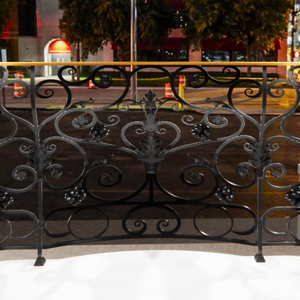 Custom Luxury Wrought Iron Balcony <b>Railing</b> Decorative Ironwork Balustrade for Elegant Building Exteriors - Product Image 6