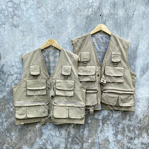 Custom Tactical Utility Vest for <b>Men</b> Waterproof Canvas <b>Waistcoat</b> Multi-Pockets Sleeveless Lightweight Workout for Outdoor - Product Image 5