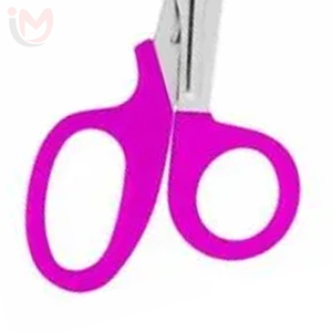 Tijeras Quirúrgicas de Acero Inoxidable con Mango Rosa, Instrumento Manual para Uso Médico, Reutilizables - Product Image 4