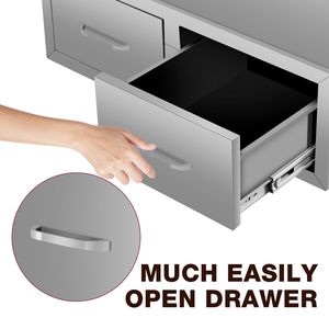 Armoires à double tiroir pour cuisines extérieures ou cours – Solution de rangement durable - Product Image 4