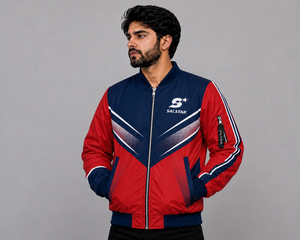 Chaqueta Bomber Personalizada al por Mayor |   Chaqueta de Sublimación 100% Poliéster |   Fabricante de Ropa Deportiva OEM - Product Image 4