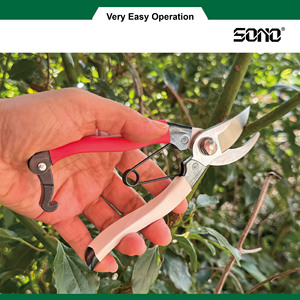 Sécateur de taille-branches SONO J303 avec poignée en acier au carbone durable, poignée antidérapante, lame chromée, qualité industrielle/bricolage, OEM - Product Image 3